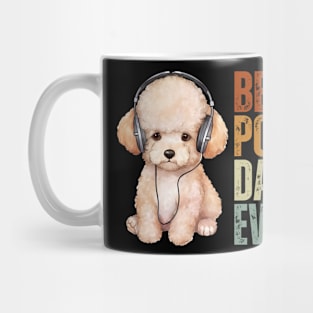 Best Poodle Daddy Ever Funny Puppy Poodle Dog Lover Mug